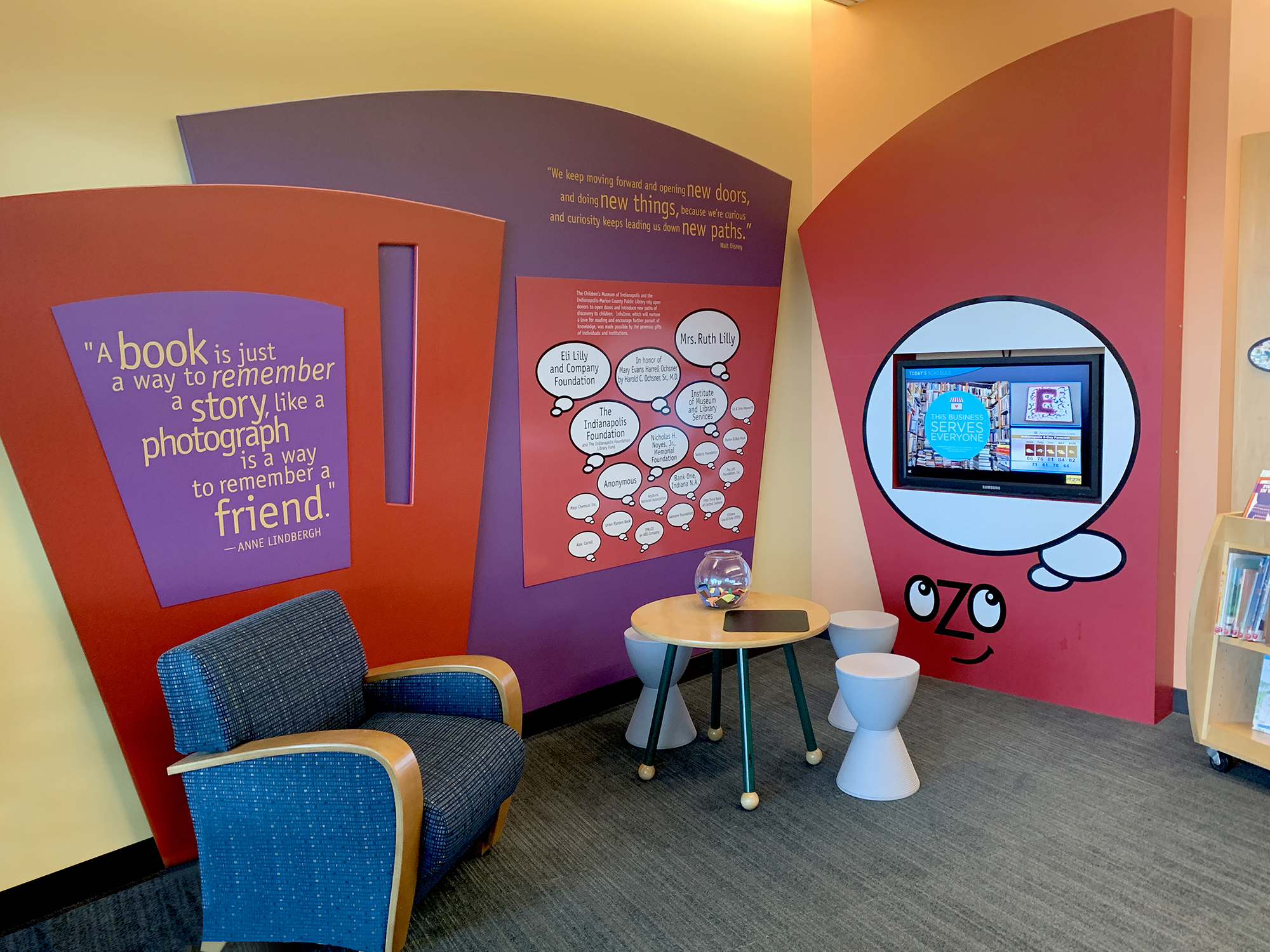 InfoZoneReception environmental design