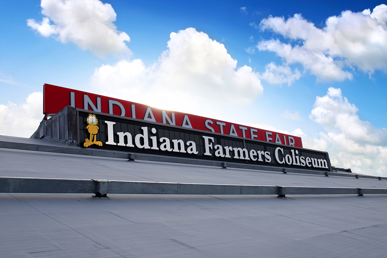Indiana Farmers Coliseum Signage
