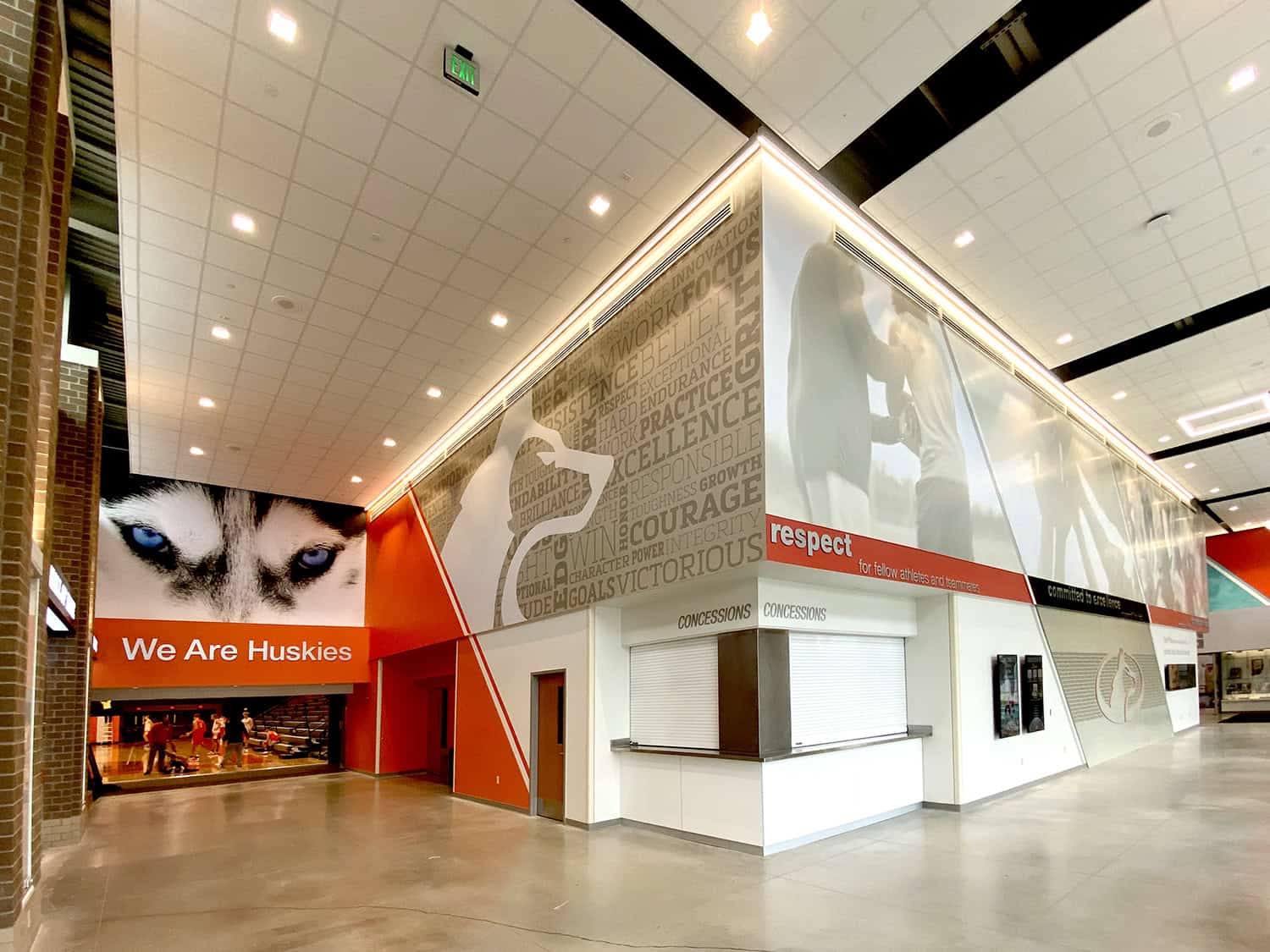 High-quality custom signage for sports centres and arenas in Australia.