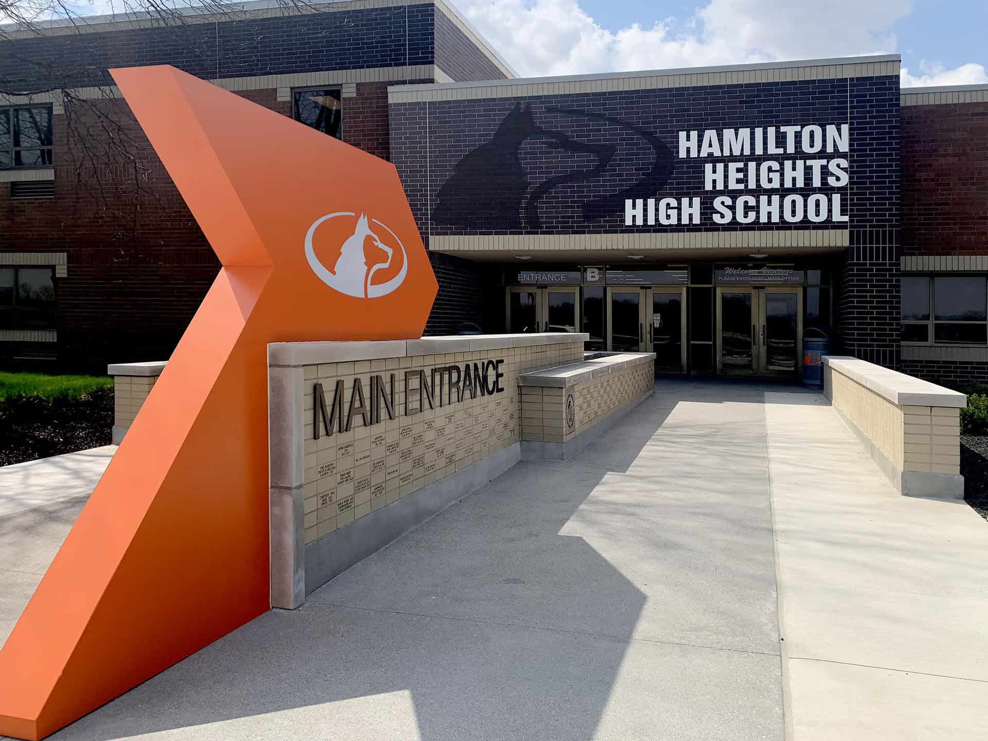 Hamilton Heights HS Main Entrance