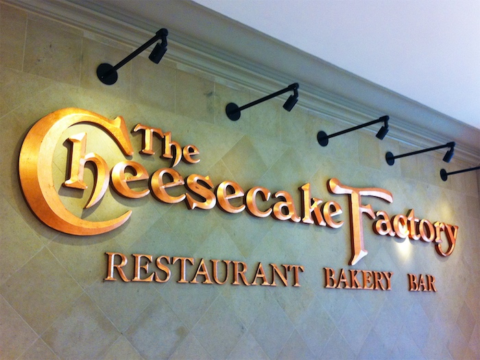 The Cheesecake Factory Signage